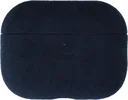 Rosso Avanti Apple AirPods Pro 1 / 2 MagSafe Hoesje Alcantara Case Blauw