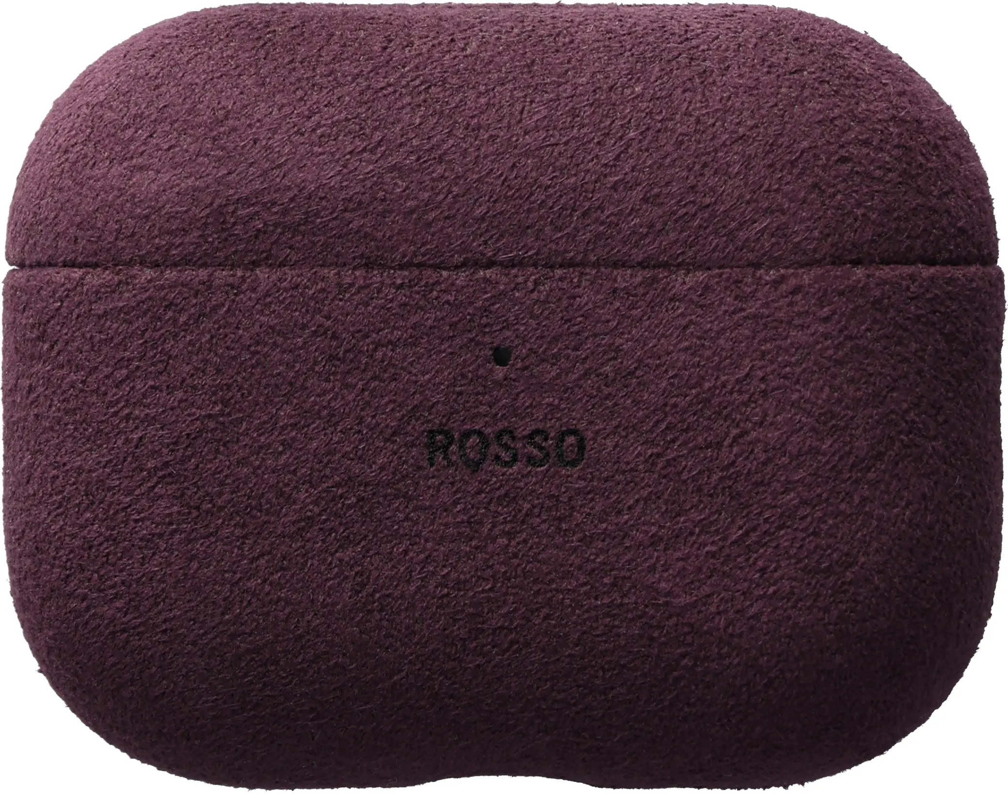 Rosso Avanti Apple AirPods Pro 1 / 2 MagSafe Hoesje Alcantara Case Burgundy afbeelding 1