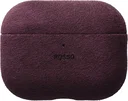 Rosso Avanti Apple AirPods Pro 1 / 2 MagSafe Hoesje Alcantara Case Burgundy
