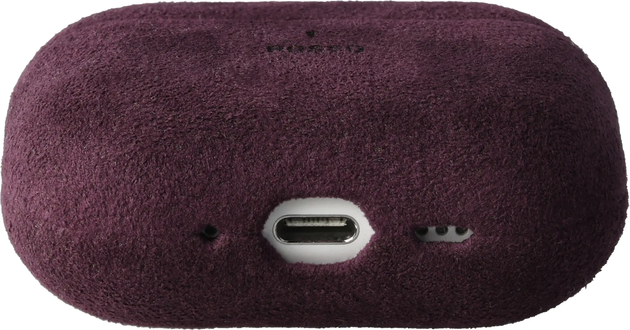 Rosso Avanti Apple AirPods Pro 1 / 2 MagSafe Hoesje Alcantara Case Burgundy afbeelding 5