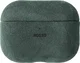 Rosso Avanti Apple AirPods Pro 1 / 2 MagSafe Hoesje Alcantara Case Groen