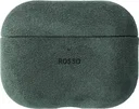 Rosso Avanti Apple AirPods Pro 1 / 2 MagSafe Hoesje Alcantara Case Groen
