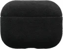 Rosso Avanti Apple AirPods Pro 1 / 2 MagSafe Hoesje Alcantara Case Zwart