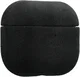 Rosso Avanti Apple AirPods Pro 1 / 2 MagSafe Hoesje Alcantara Case Zwart afbeelding 5