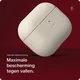 Rosso Evolve Apple AirPods 4 / 5 Hoesje ECCO Leer MagSafe Case Beige afbeelding 5