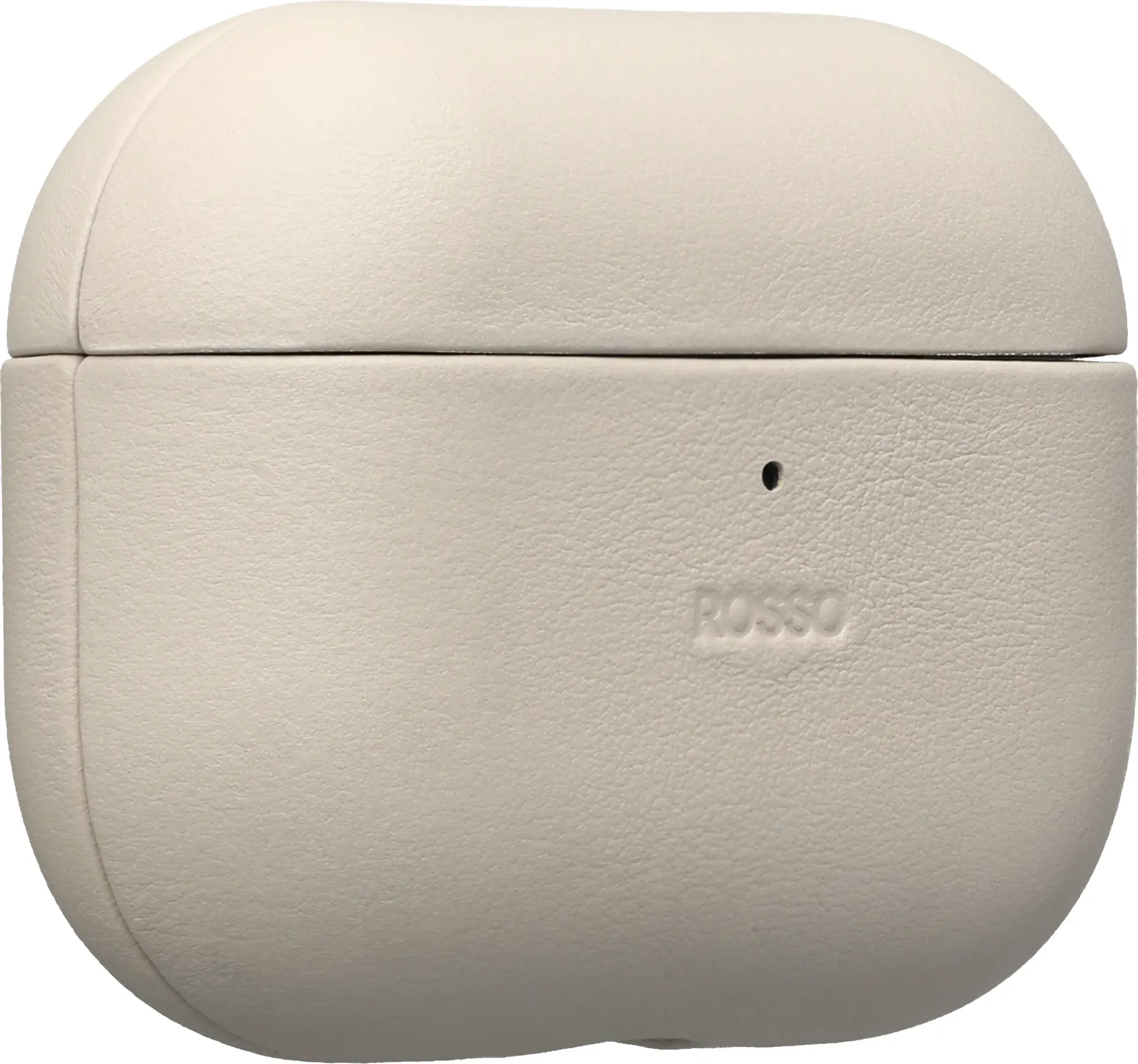 Rosso Evolve Apple AirPods 4 / 5 Hoesje ECCO Leer MagSafe Case Beige afbeelding 6