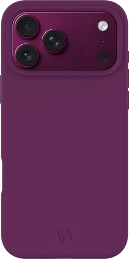 AVY Apple iPhone 18 Pro Max Hoesje Liquid Silicone met MagSafe Burgundy afbeelding 2