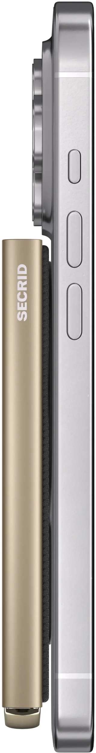 SECRID Premium Card Protector Fluted MagSafe Pasjeshouder Beige afbeelding 9