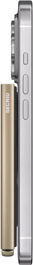 SECRID Premium Card Protector Fluted MagSafe Pasjeshouder Beige afbeelding 9