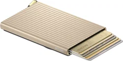 SECRID Premium Card Protector Fluted MagSafe Pasjeshouder Beige afbeelding