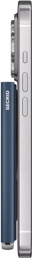 SECRID Premium Card Protector Fluted MagSafe Pasjeshouder Blauw afbeelding 10