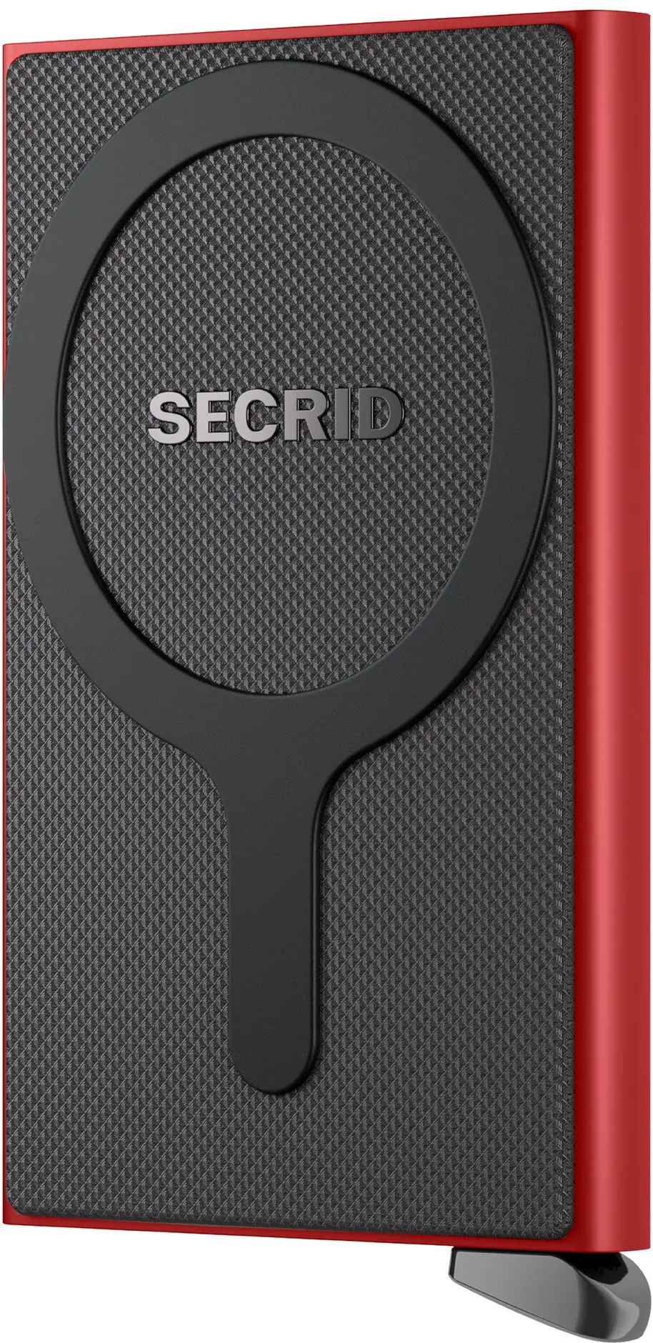 SECRID Premium Card Protector Fluted MagSafe Pasjeshouder Rood afbeelding 5