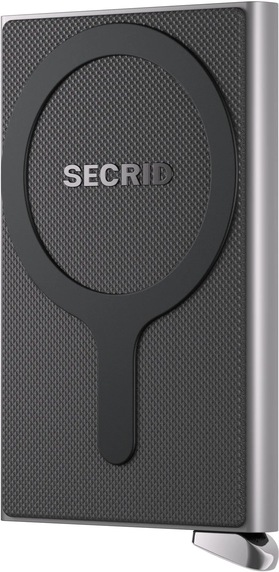 SECRID Premium Card Protector Fluted MagSafe Pasjeshouder Silver afbeelding 6