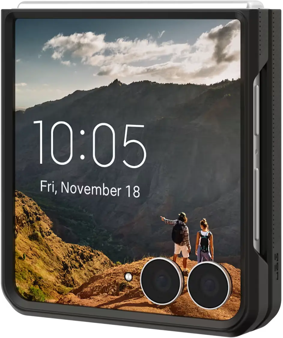 UAG Mouve Samsung Galaxy Z Flip 8 Hoesje MagSafe Back Cover Ice afbeelding 7