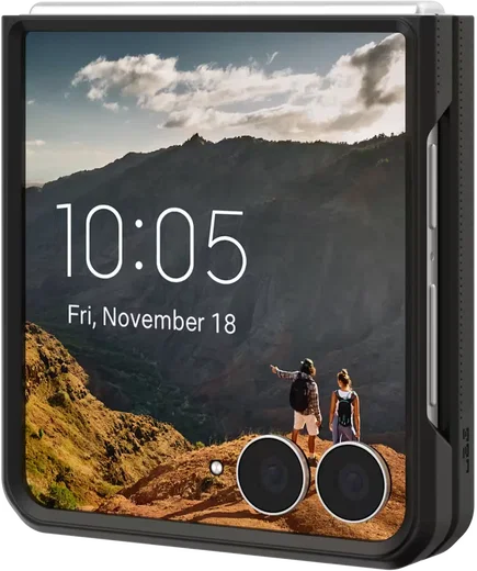 UAG Mouve Samsung Galaxy Z Flip 8 Hoesje MagSafe Back Cover Ice afbeelding 7