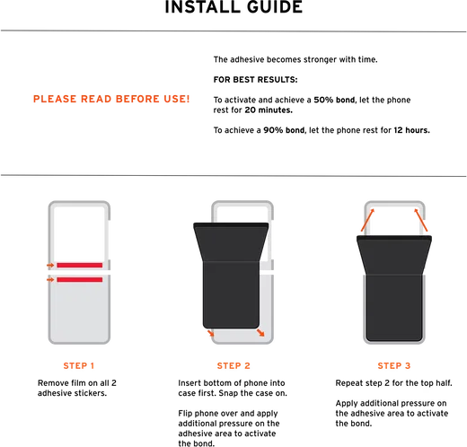 UAG Mouve Samsung Galaxy Z Flip 8 Hoesje MagSafe Back Cover Ice afbeelding 13
