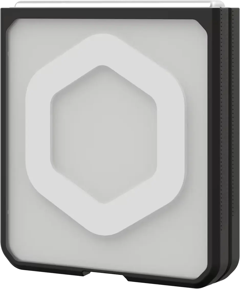 UAG Mouve Samsung Galaxy Z Flip 8 Hoesje MagSafe Back Cover Ice afbeelding 8