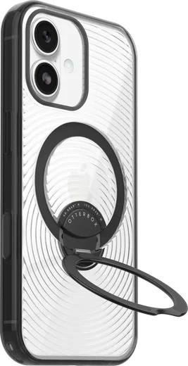 OtterBox Symmetry iPhone 17 Hoesje 360° MagSafe Stand Camera Control Clear Zwart afbeelding 5