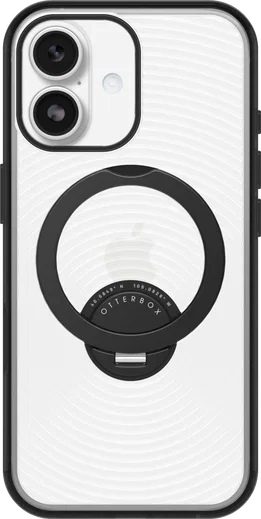 OtterBox Symmetry iPhone 17 Hoesje 360° MagSafe Stand Camera Control Clear Zwart afbeelding 2