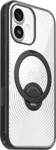 OtterBox Symmetry iPhone 17 Hoesje 360° MagSafe Stand Camera Control Clear Zwart afbeelding 3