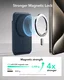 ESR Classic MagSafe Kaarthouder 5 Pasjes Vegan Leer Blauw afbeelding 3