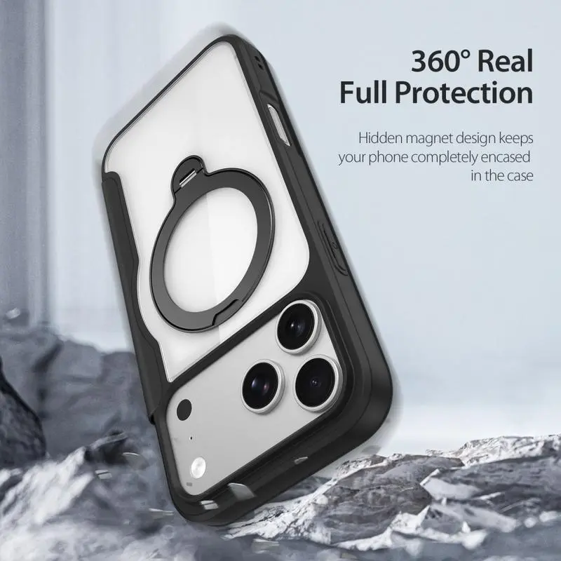 Dux Ducis Skin X Pro iPhone 18 Pro / 17 Pro Hoesje MagSafe RFID Book Case Zwart afbeelding 11