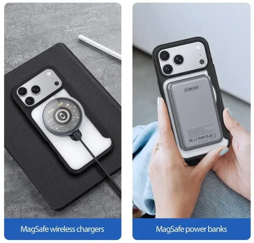 Dux Ducis Skin X Pro iPhone 18 Pro Max / 17 Pro Max Hoesje MagSafe RFID Zwart afbeelding 4