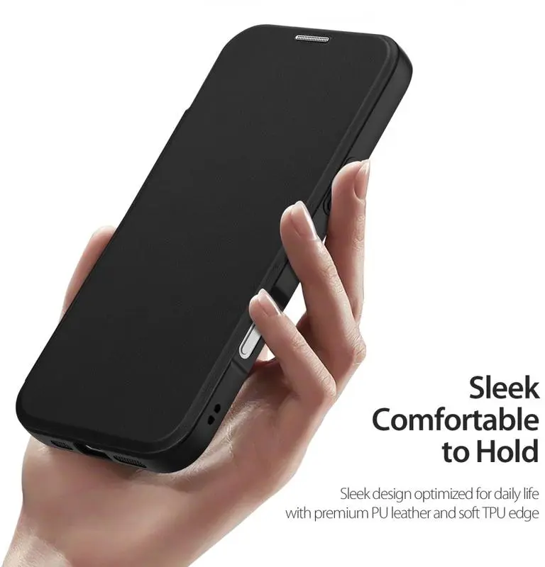 Dux Ducis Skin X Pro iPhone 18 Pro Max / 17 Pro Max Hoesje MagSafe RFID Zwart afbeelding 6
