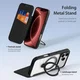 Dux Ducis Skin X Pro iPhone 18 Pro Max / 17 Pro Max Hoesje MagSafe RFID Zwart afbeelding 5