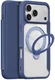Dux Ducis Skin X Pro iPhone 18 Pro Max / 17 Pro Max Hoesje MagSafe RFID Blauw afbeelding 2