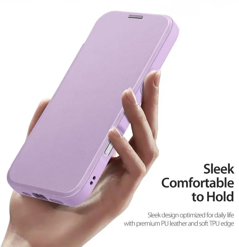 Dux Ducis Skin X Pro iPhone 18 Pro Max / 17 Pro Max Hoesje MagSafe RFID Paars afbeelding 9