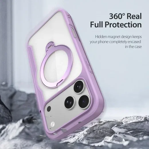 Dux Ducis Skin X Pro iPhone 18 Pro Max / 17 Pro Max Hoesje MagSafe RFID Paars afbeelding 5