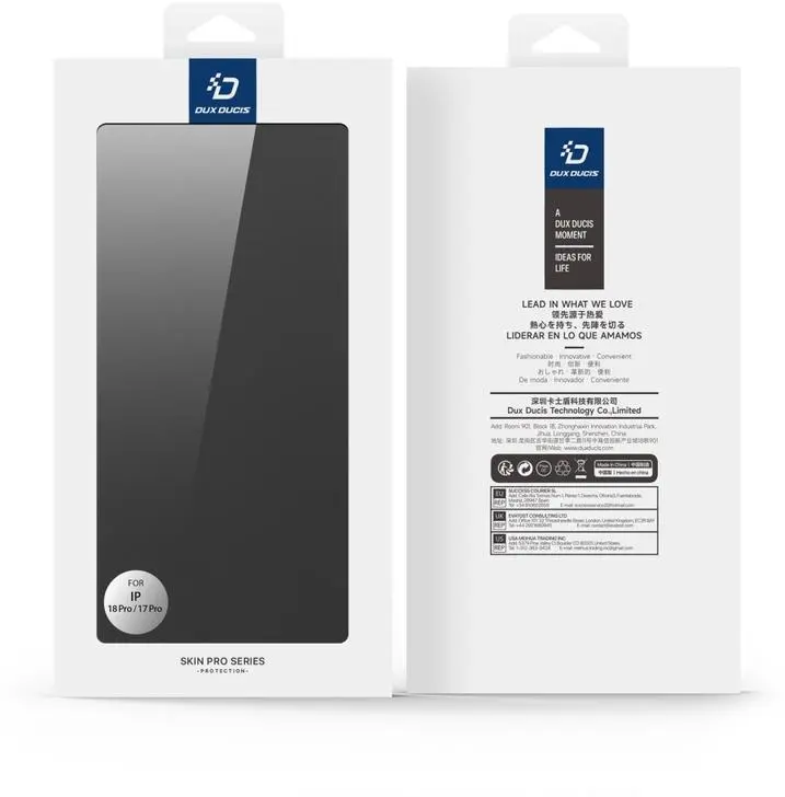 Dux Ducis Skin Pro Apple iPhone 18 Pro/17 Pro Hoesje Portemonnee Book Case Zwart afbeelding 11