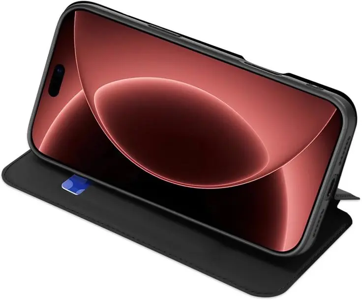 Dux Ducis Skin Pro Apple iPhone 18 Pro/17 Pro Hoesje Portemonnee Book Case Zwart afbeelding 6