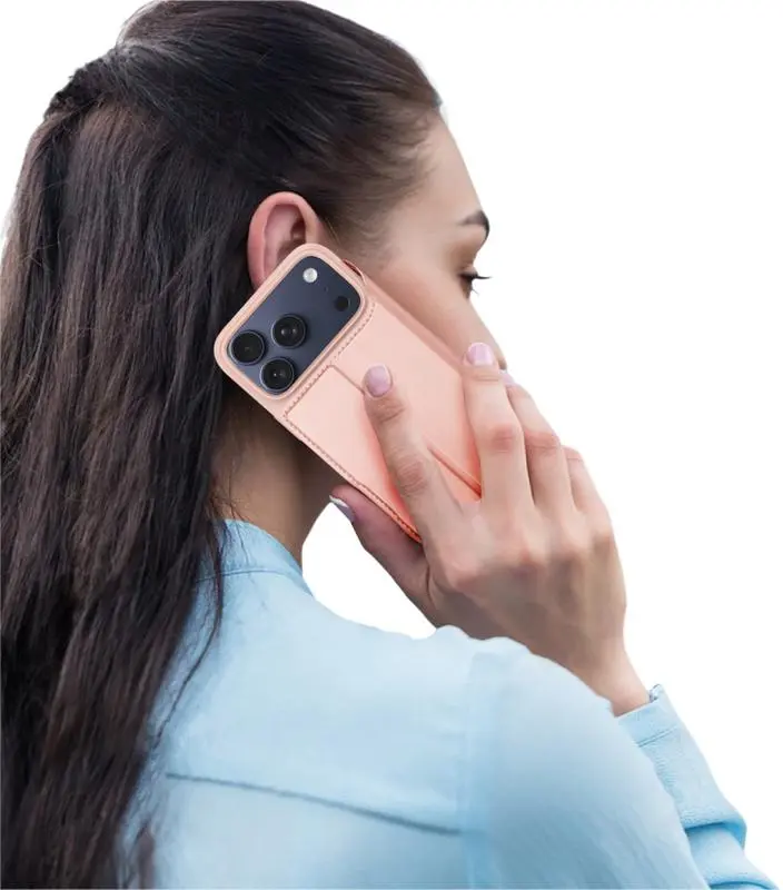 Dux Ducis Skin Pro Apple iPhone 18 Pro Max / 17 Pro Max Hoesje Portemonnee Roze afbeelding 9