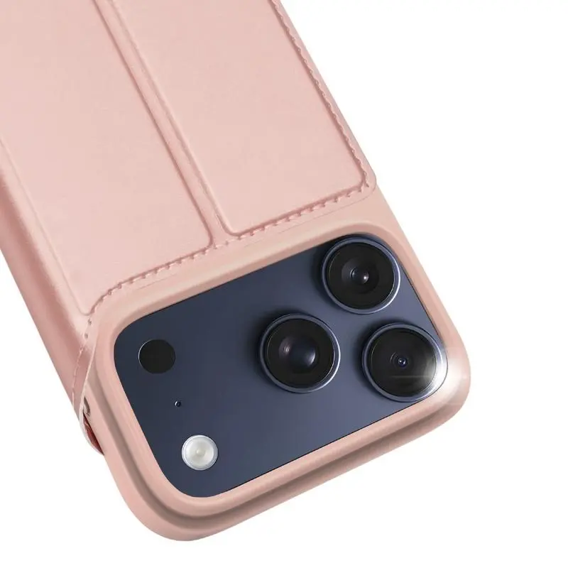 Dux Ducis Skin Pro Apple iPhone 18 Pro Max / 17 Pro Max Hoesje Portemonnee Roze afbeelding 4