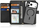Dux Ducis Lawa iPhone 18 Pro / 17 Pro Hoesje 2-in-1 Book Case MagSafe Zwart