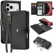 Dux Ducis Lawa iPhone 18 Pro Max / 17 Pro Max Hoesje 2-in-1 Wallet MagSafe Zwart afbeelding 2