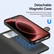 Dux Ducis Lawa iPhone 18 Pro Max / 17 Pro Max Hoesje 2-in-1 Wallet MagSafe Zwart afbeelding 5