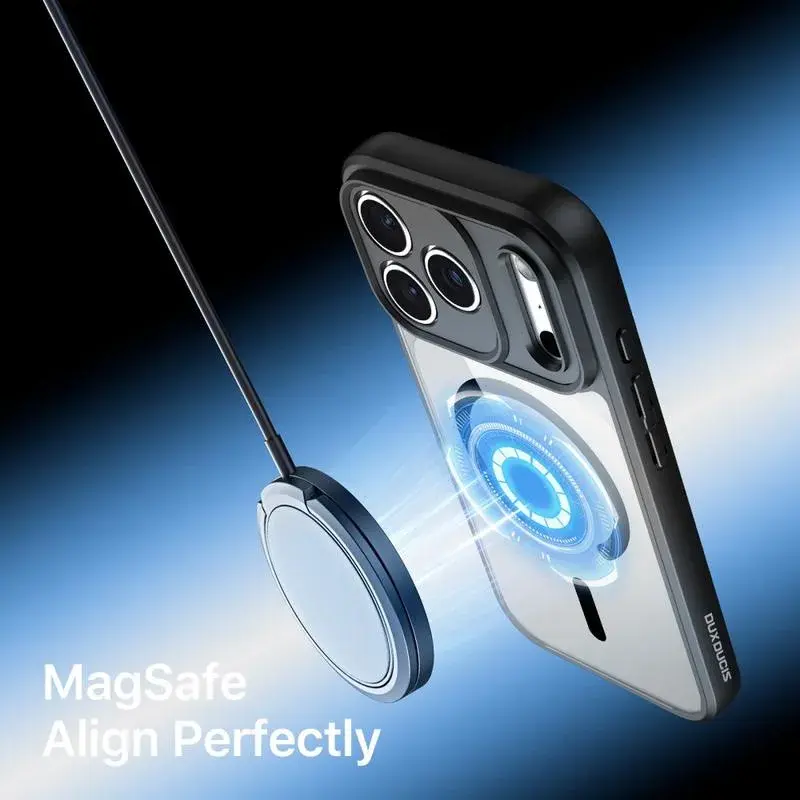Dux Ducis Aimo iPhone 18 Pro Max / 17 Pro Max Hoesje MagSafe Back Cover Zwart afbeelding 6
