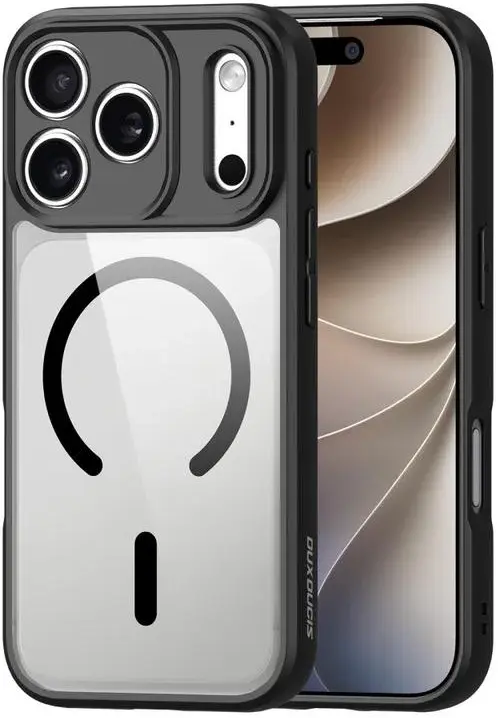 Dux Ducis Aimo iPhone 18 Pro Max / 17 Pro Max Hoesje MagSafe Back Cover Zwart afbeelding 1