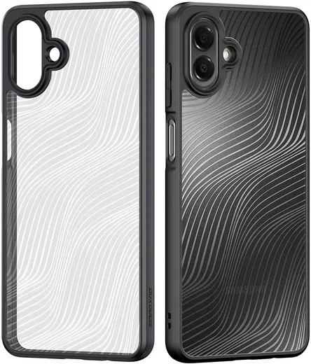Dux Ducis Aimo Samsung Galaxy A08 / A07 Hoesje Back Cover Zwart afbeelding 2