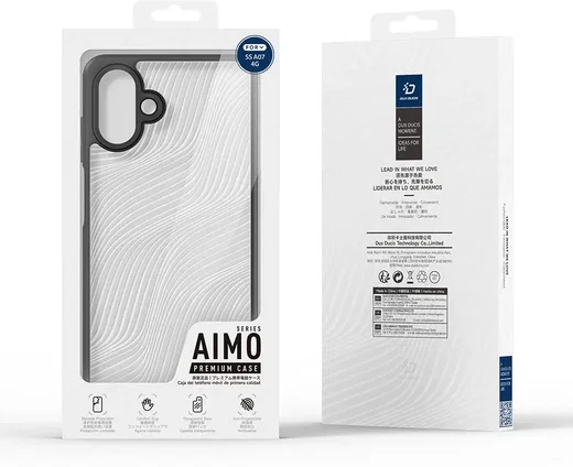 Dux Ducis Aimo Samsung Galaxy A08 / A07 Hoesje Back Cover Zwart afbeelding 6