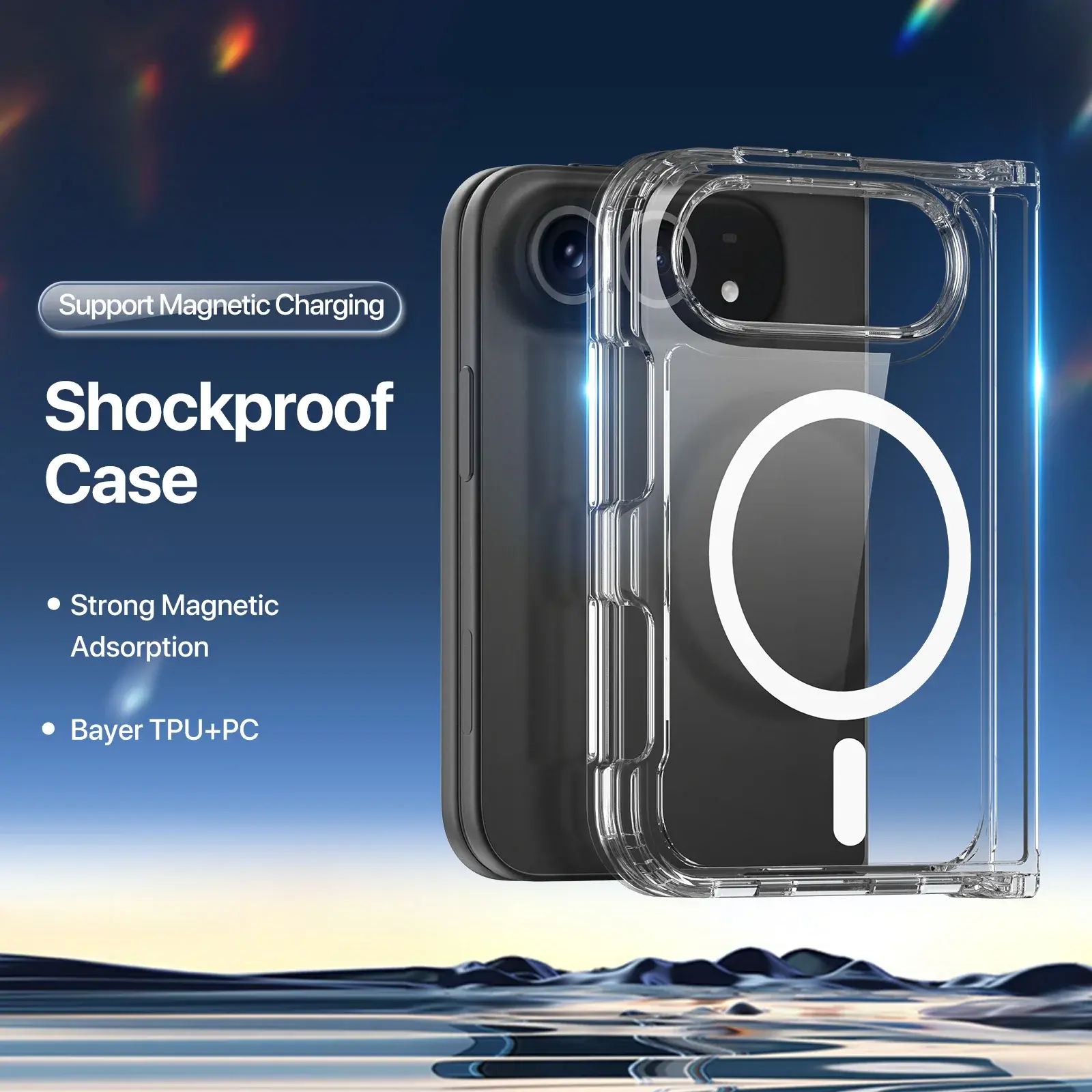 Dux Ducis Clin Apple iPhone Duo Hoesje MagSafe Back Cover Transparant afbeelding 3