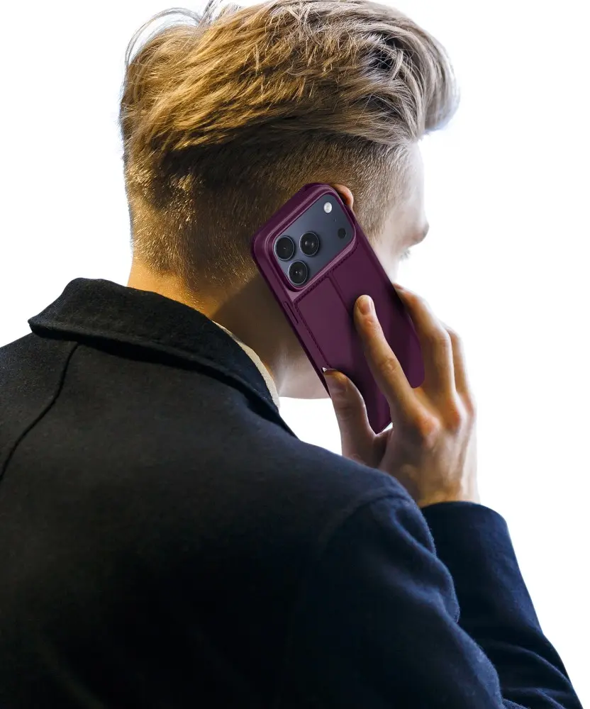 Dux Ducis Skin Pro iPhone 18 Pro Max / 17 Pro Max Hoesje Portemonnee Burgundy afbeelding 9