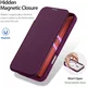 Dux Ducis Skin X Pro iPhone 18 Pro / 17 Pro Hoesje MagSafe Book Case Burgundy afbeelding 8