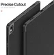 Dux Ducis Domo Samsung Galaxy Tab S12 Plus Hoes Tri-Fold Book Case Zwart afbeelding 6