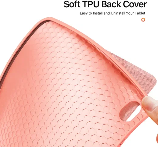 Dux Ducis Domo Samsung Galaxy Tab S12 Plus Hoes Tri-Fold Book Case Roze afbeelding 8