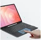 Dux Ducis Samsung Tab S12 Ultra / S11 Ultra Hoes Bluetooth Toetsenbord Zwart afbeelding 3