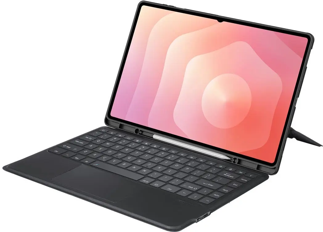 Dux Ducis Samsung Tab S12 Ultra / S11 Ultra Hoes Bluetooth Toetsenbord Zwart afbeelding 2